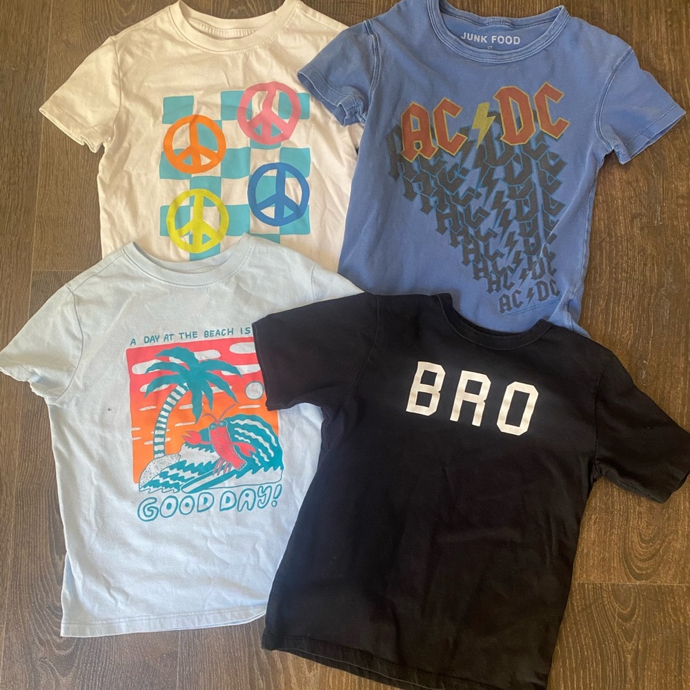 Kids Graphic T-Shirts- All shirts size 5.